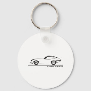 Jaguar E-Type Coupe Key Ring
