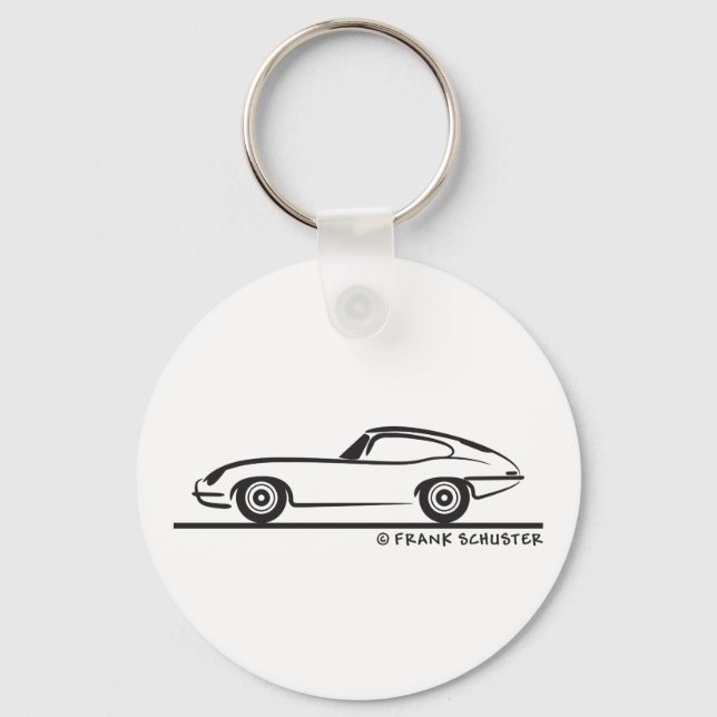 Jaguar E-Type Coupe Key Ring (Front)
