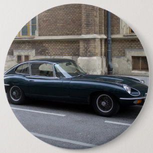 Jaguar E-Type Hardtop 6 Cm Round Badge
