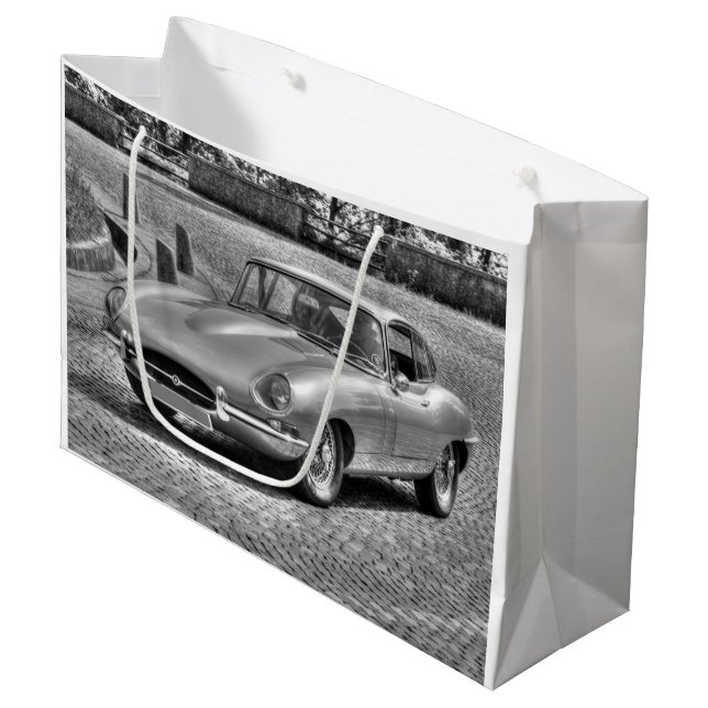 Jaguar E-Type Large Gift Bag (Front Angled)