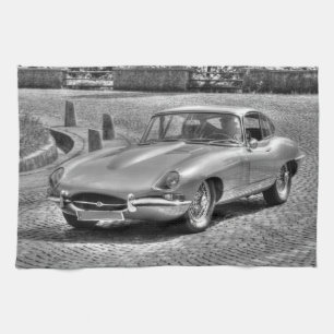 Jaguar E-Type Tea Towel