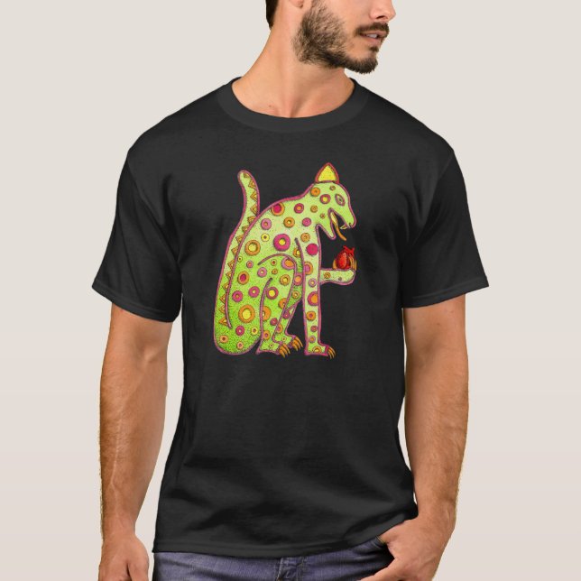 Jaguar Eating Heart T-Shirt (Front)