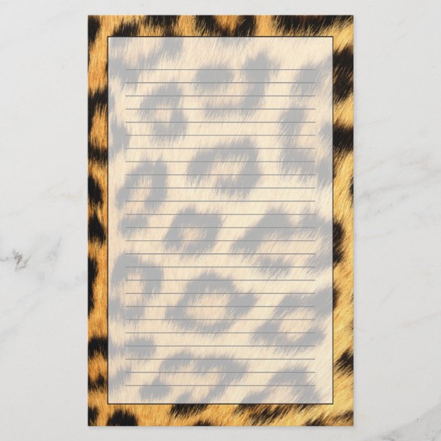 Jaguar Fur 2 Stationery (Front)