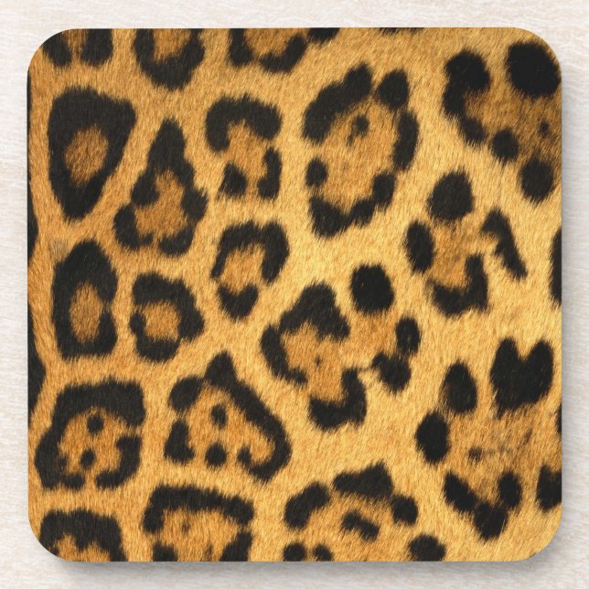 Jaguar Fur Print Coaster (Front)