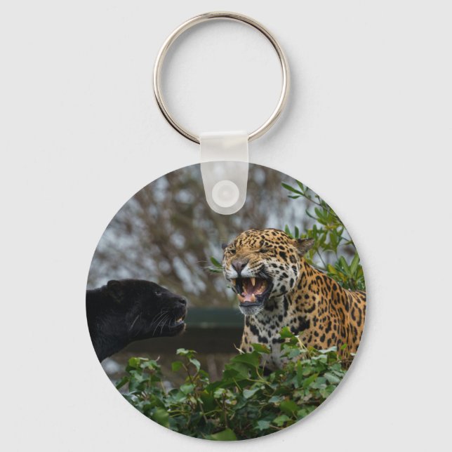 Jaguar Growl Key Ring (Front)