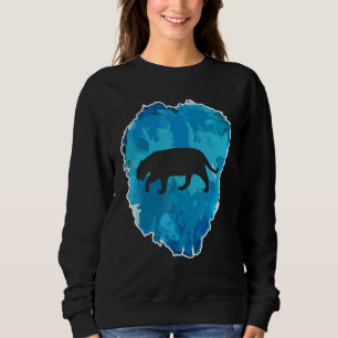 Jaguar In An Ice Block For Eternity Sweatshirt