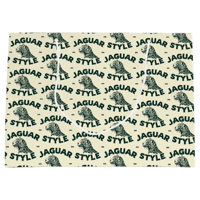 Jaguar Large Gift Bag (Front)