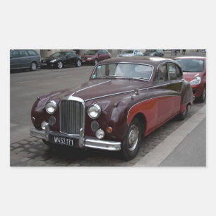 Jaguar Mark IX Rectangular Sticker