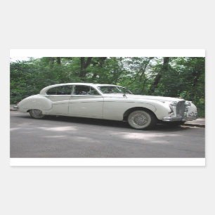 Jaguar Mark IX Rectangular Sticker