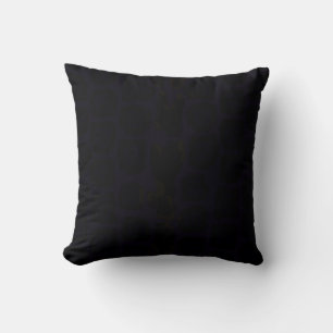 Jaguar Pattern in Black Panther Colours Cushion