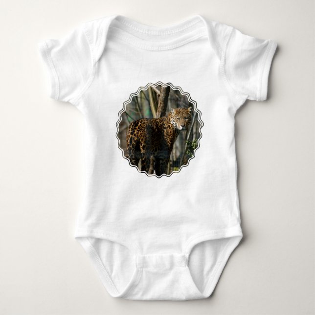 Jaguar Photo Baby T-Shirt Baby Bodysuit (Front)