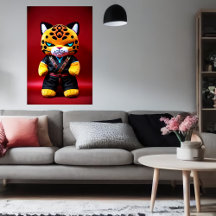 Jaguar plush toy | AI Art  