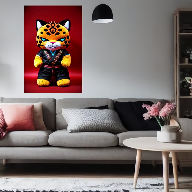Jaguar plush toy | AI Art   Poster (Creator Uploaded)