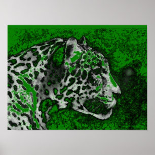 Jaguar Pop Art Poster
