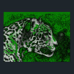 Jaguar Pop Art Poster Print - Jaguar Posters<br><div class="desc">Jaguar Portrait Posters - Pop Art Jaguar Image - Big Wild Cats Prints - The Head of the Jaguar - Face of Jaguar</div>