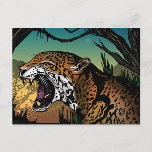 Jaguar Postcard (Front)