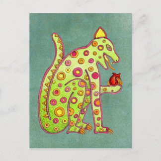 Jaguar Postcard Template 1