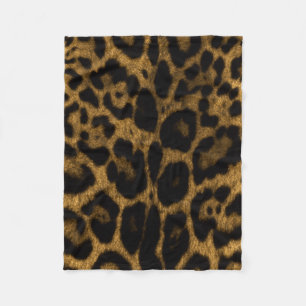 Jaguar Print Fleece Blanket