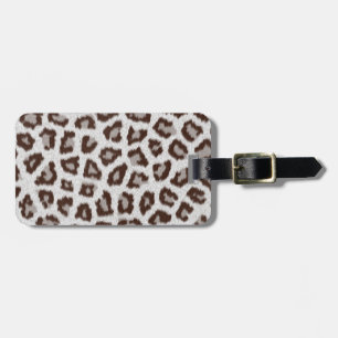 Jaguar Print Luggage Tag