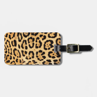 Jaguar Print Luggage Tag