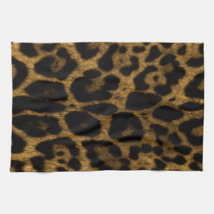 Jaguar Print Tea Towel