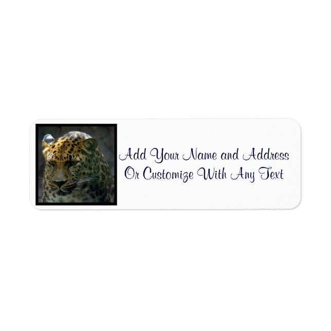Jaguar Return Address Label (Front)