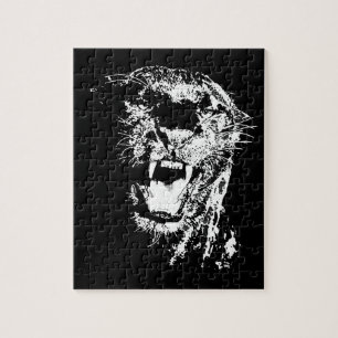 Jaguar Roaring Jigsaw Puzzle