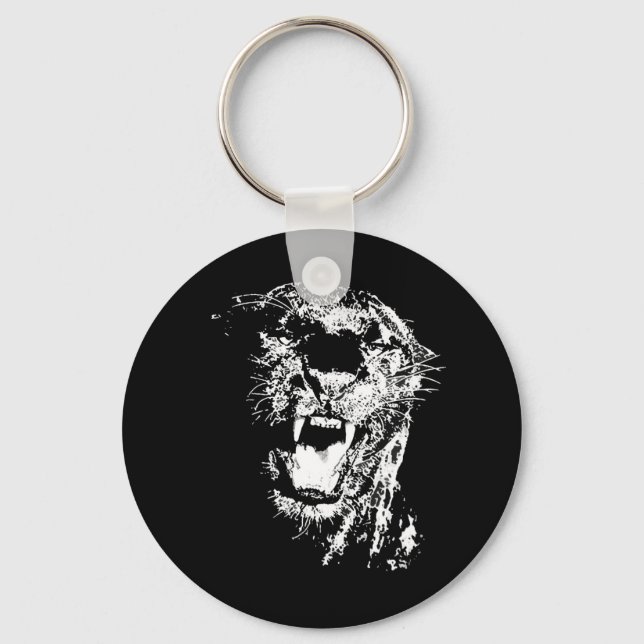 Jaguar Roaring Key Ring (Front)