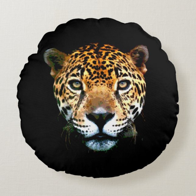 Jaguar Round Cushion (Front)
