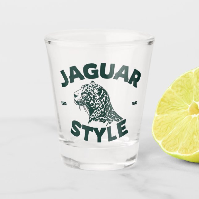 Jaguar Shot Glass (Front)