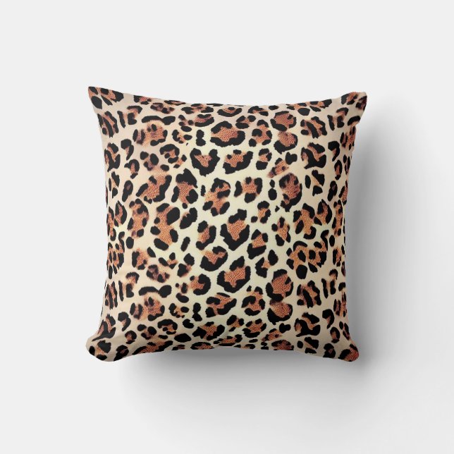 Jaguar skin cushion (Front)