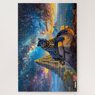 Jaguar Stargazer Design By Rich AMeN Gill Jigsaw Puzzle