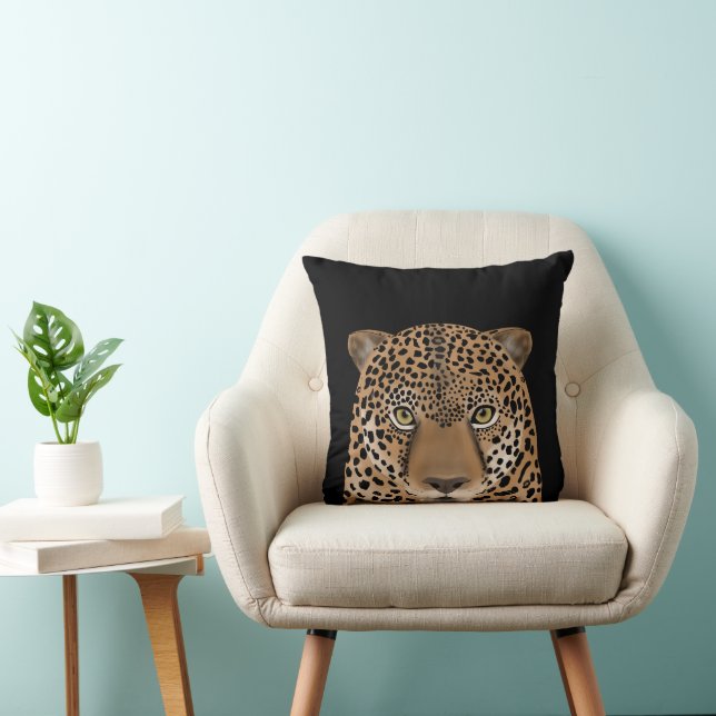 Jaguar Throw PIllow (Chair)
