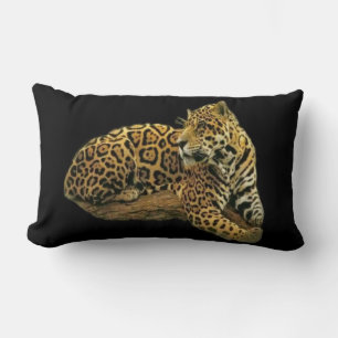 Jaguar Throw Pillow Lumbar