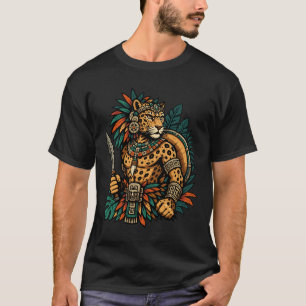 Jaguar Tribal Warrior Vintage Mens Gift for Him T-Shirt