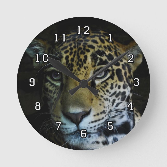 Jaguar wall clock (Front)