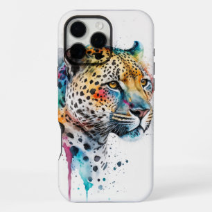 Jaguar Watercolor iPhone 16 Pro Max Case