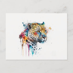 Jaguar Watercolor                                  Postcard