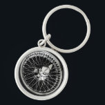 Jaguar Wheel Key Ring<br><div class="desc">Abstract of a classic Jaguars wheel.</div>