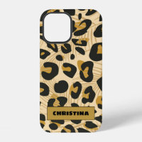 Jaguar Wild Animal Print Personalised Name