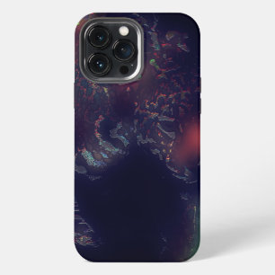 Jaguar with darkened effect and soft colour flares iPhone 13 pro max case