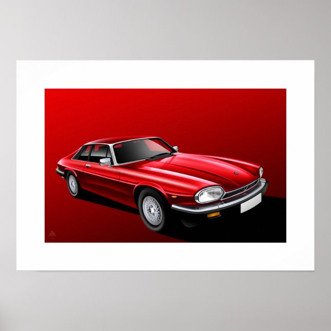 Jaguar XJ-S Poster (Front)