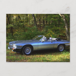 Jaguar XJS V12 Cabriolet Postcard