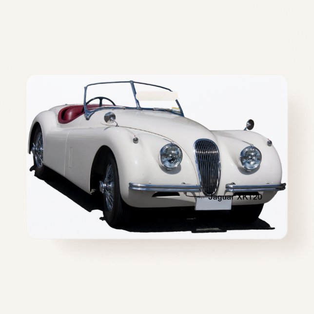 Jaguar XK120 ID Badge (Front)