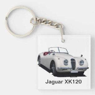 Jaguar XK120 Keychain