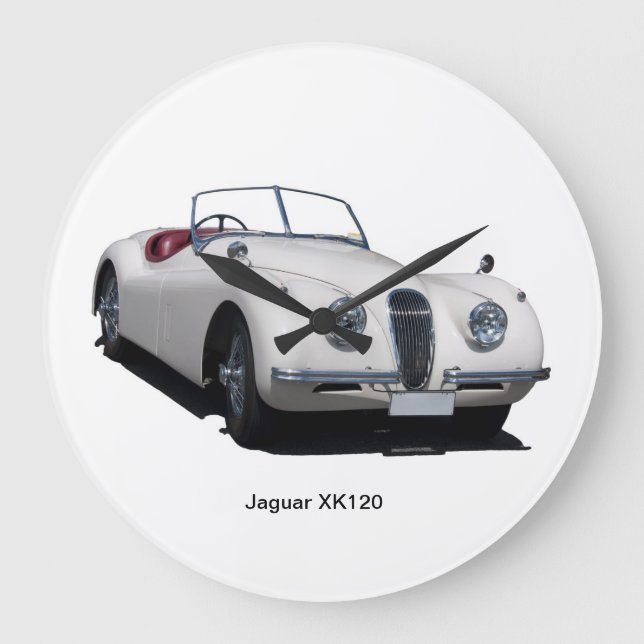 Jaguar XK120  Large Clock (Front)