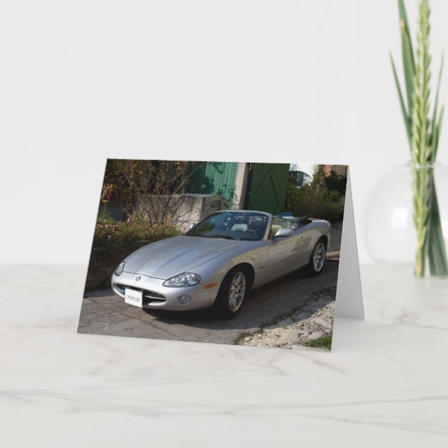 Jaguar XK8 Cabriolet Card (Front)