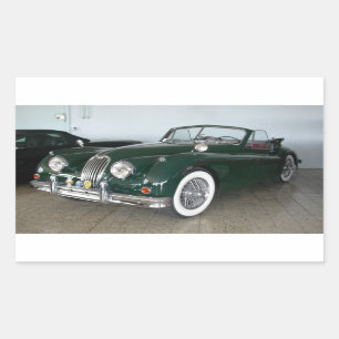 Jaguar XK 120 Rectangular Sticker