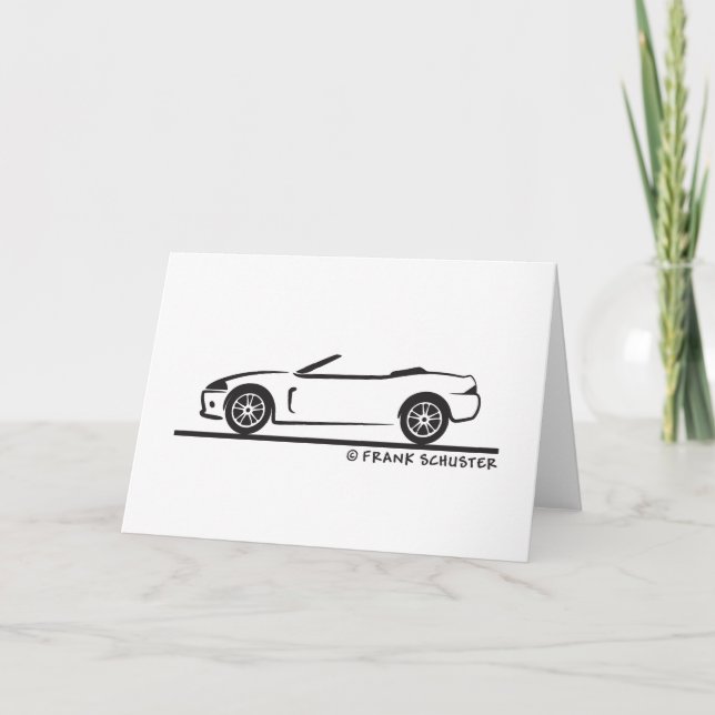 Jaguar XK Roadster Card (Front)