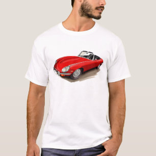 Jaguar XKE Red Car T-Shirt
